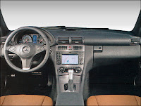 Intérieur de la Mercedes CLC.