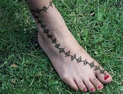 Henna For Wedding Easy Mehndi Design On Leg