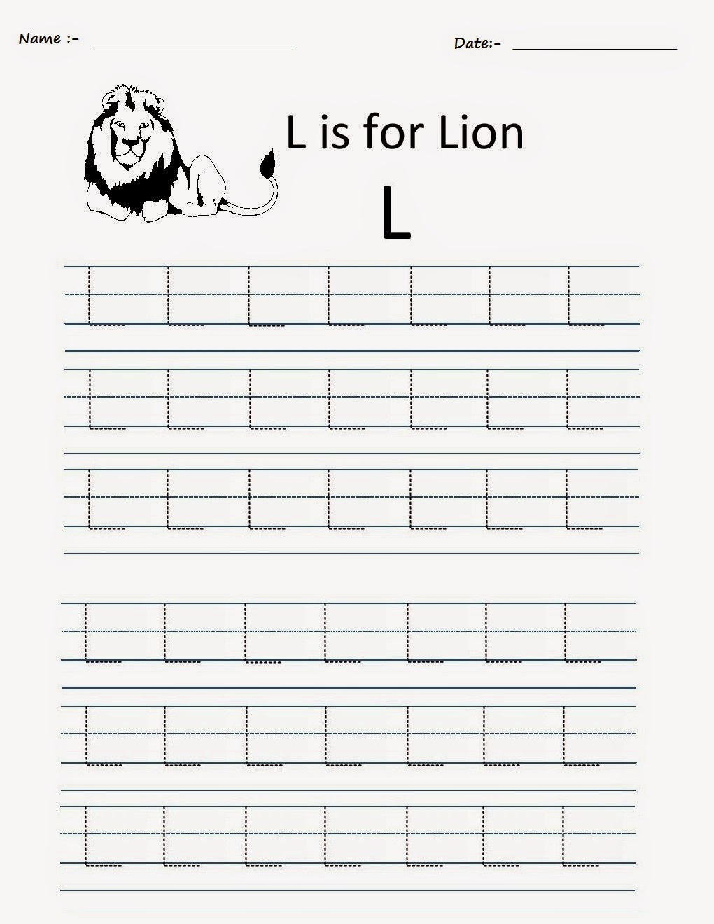 kindergarten worksheets printable tracing worksheets alphabet l