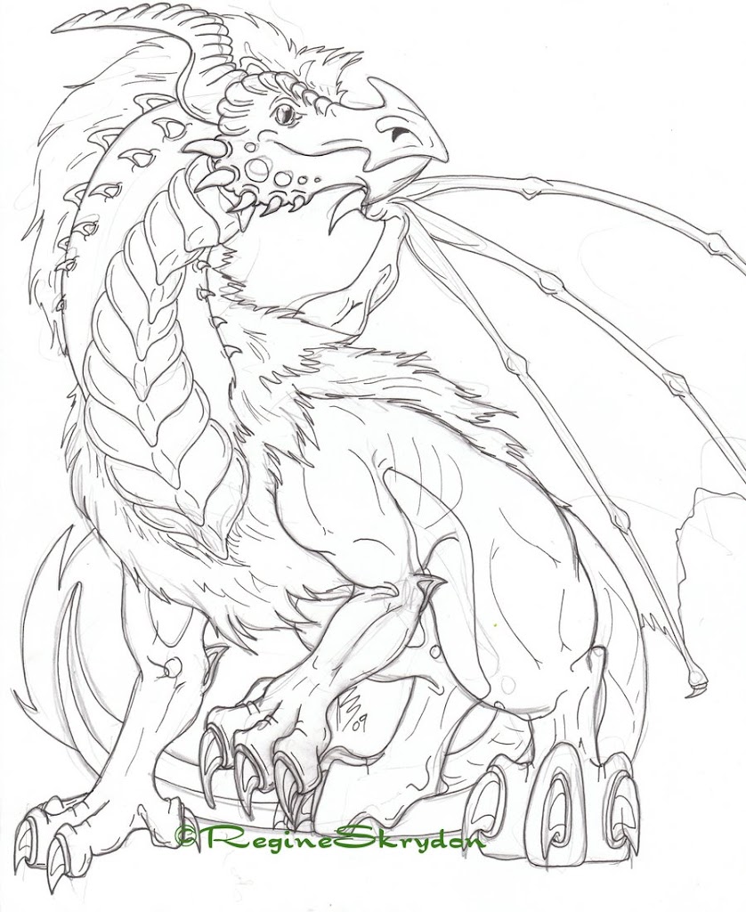 Download Effortfulg: Cool Dragon Coloring Pages
