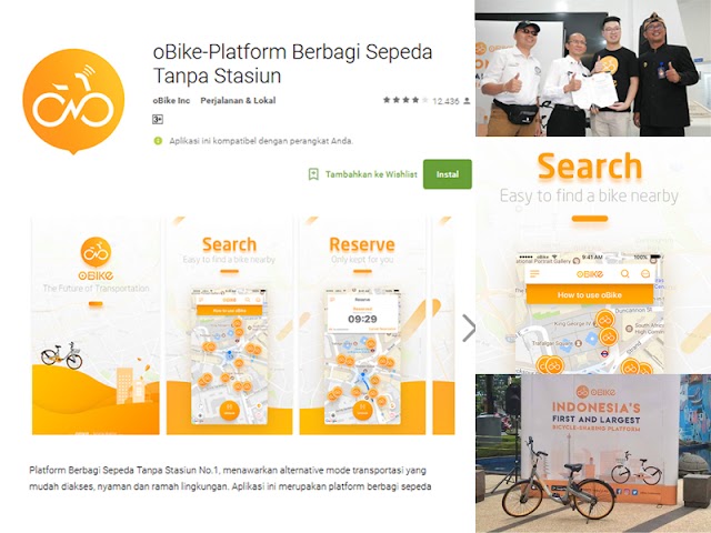 Asyik Berwisata Sepeda di Kota Bandung dengan oBike