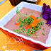 Sopa # 46: Sopa de repollo morado con chiles dulces y orégano