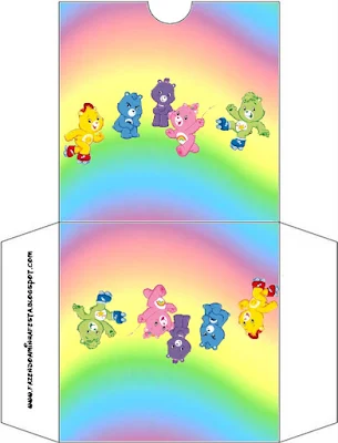 Care Bears Party Free Printable CD Case.