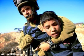 Israel prende crianças palestinas