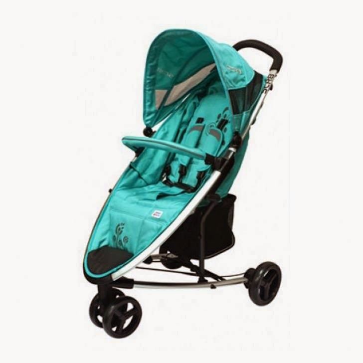 Sweet Cherry Stroller Preston Turquoise and Grey