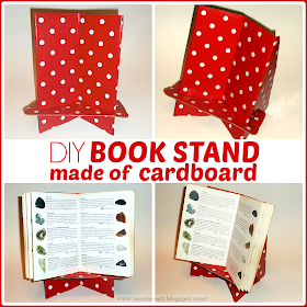 DIY Book Stand  wesens-art.blogspot.com