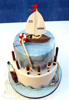 Segel Segler Torte Sail nautic