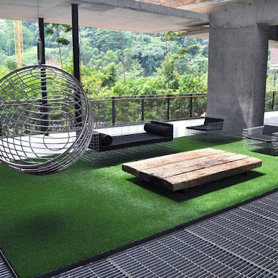 how to make a fake grass wall