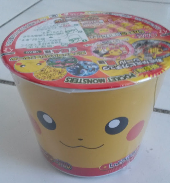 La face avant du Cup Noodle Pikachu