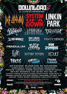 Horarios y cartel definitivo del Download Festival