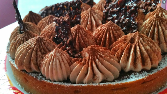 Tarte au chocolat café 