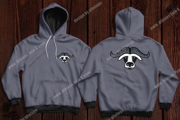  Desain  Jaket Hoodie  dari Logo Buffalo s Head ALBINUS 