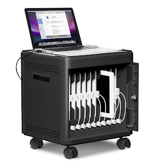 MultiCharger-X by iLuv (Expandable Charge/Sync/Security Solution Up to 10 iPads ideal for Office Businesses, School Classrooms, Restaurants, Hospital Facilities) Compatible with All Apple iPads