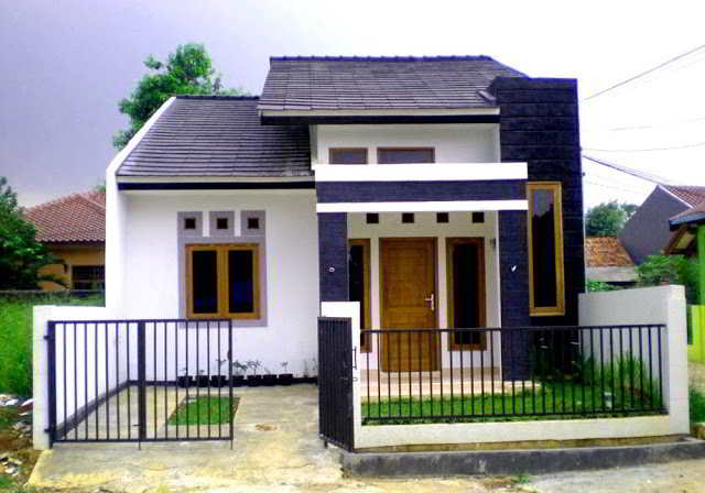 45 desain  rumah  minimalis sederhana di  kampung  desa 