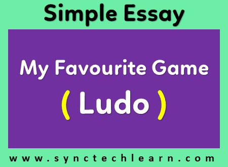 essay on my favourite game Ludo in English