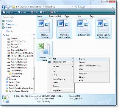 Advanced Encryption Package 2011 Pro v5.52