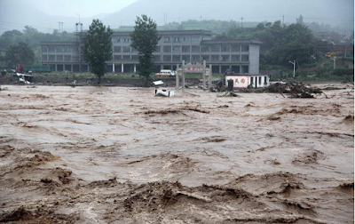 Ngeri, Banjir Terhebat Di China Utara Yang Perna Terjadi