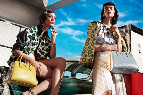 Katryn Kruger for Prada by Steven Meisel