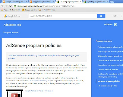 Adsense Programme Policies