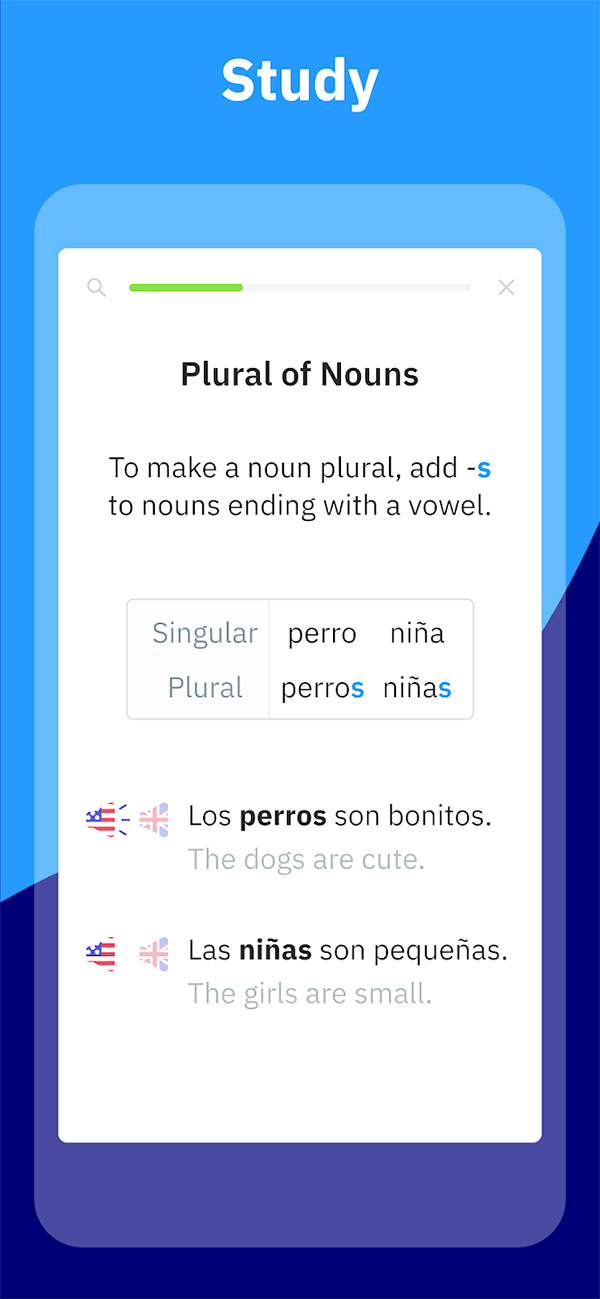 Tải Learn Spanish - Español app apk về điện thoại Android b