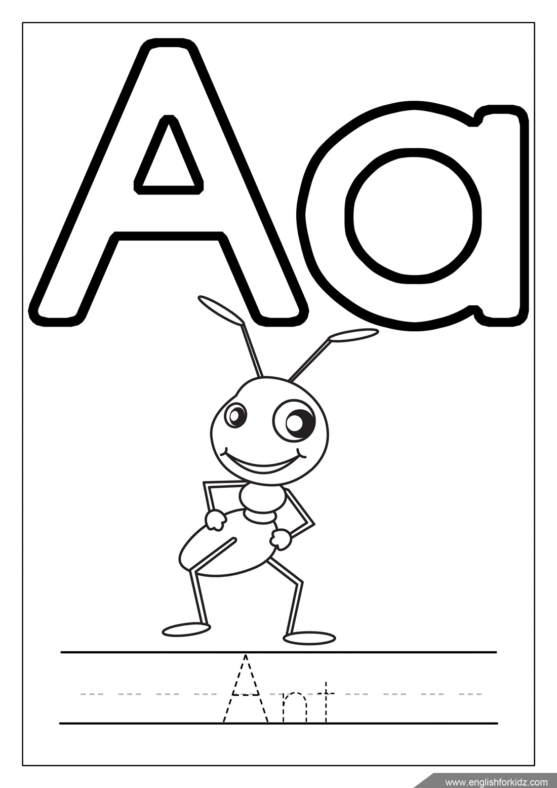 Download English for Kids Step by Step: Printable Alphabet Coloring ...