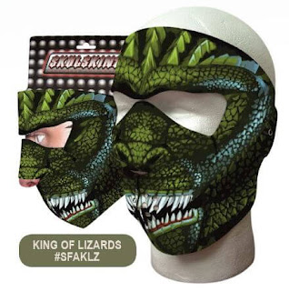 King of Lizards Neoprene Face Mask