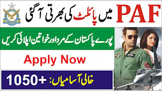 Pak Air Force Jobs 2022 - PAF New Jobs 2022 - PAF Teaching Jobs 2022 - PAF Civilian Jobs 2022 - PAF Latest Jobs 2022 - PAF Job Online Apply 2022 - Join PAF as Commissioned Officer 2022