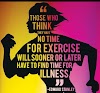 Exercise is must for good health