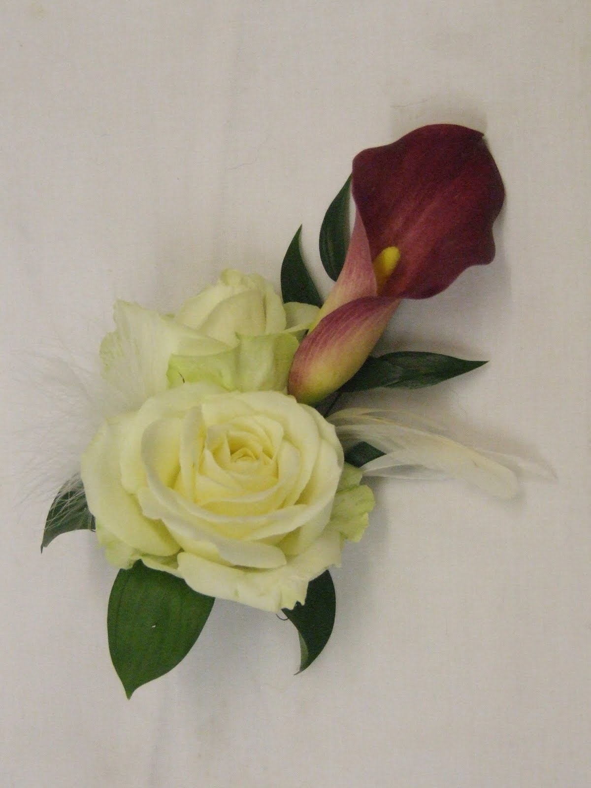 types of flowers on corsages Calla Lily Corsages for Weddings | 1200 x 1600