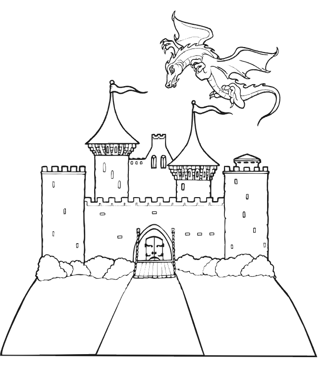 Castles Coloring Pages Learn To Coloring