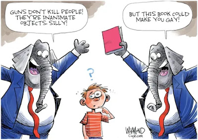 #GOPisEVIL #RUNAWAY Republicriminals are the Party of Hate... they Hate Blacks, Women, Hispanics, College Graduates, Young People and ME! but they LOVE GUNS!