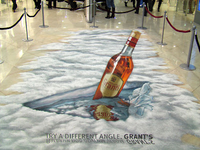 3d sidewalk ads - 3d chalk paintings