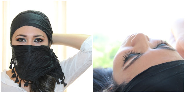 Maquiagem Árabe Preto e Marrom Esfumado