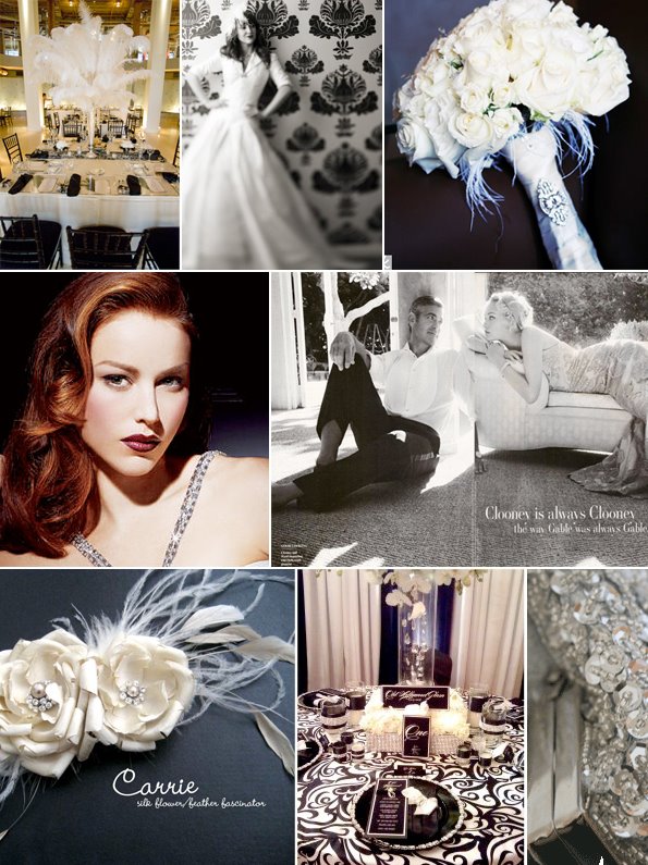 A Hollywood glamour wedding theme will help you feel just that way