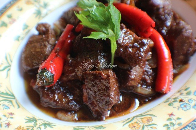 Hati Masak Kicap Untuk Lauk Pengantin Yang Sangat Sedap Azie Kitchen