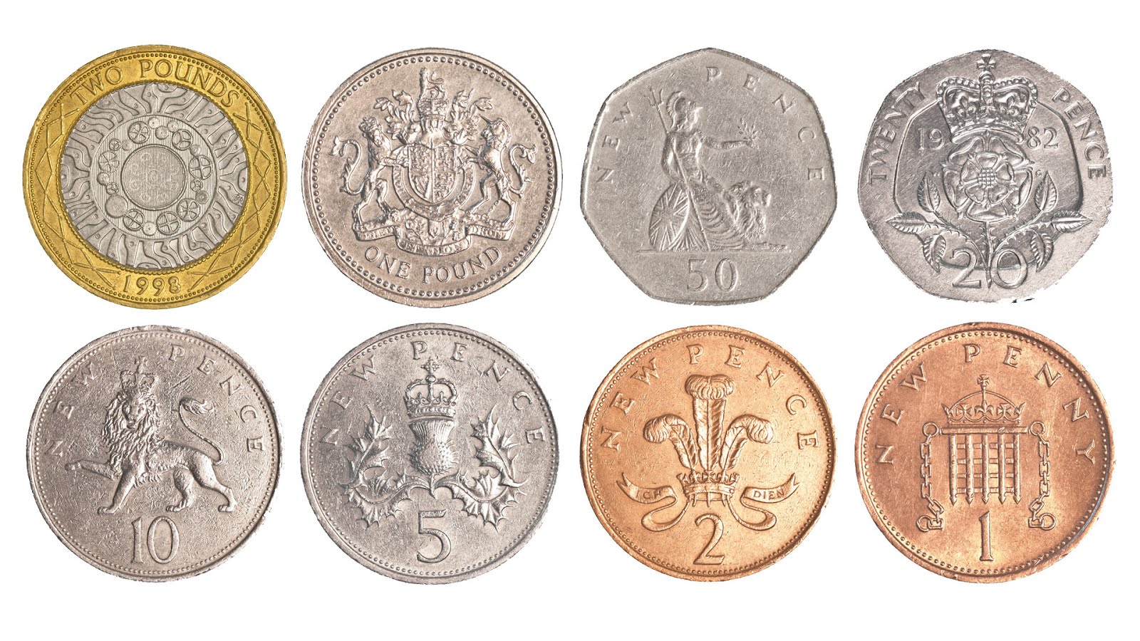 Monedas de Inglaterra