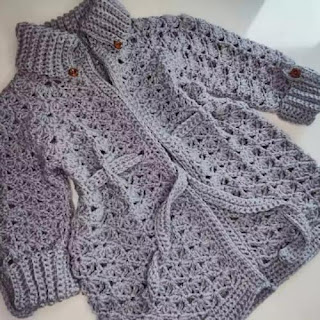 Chaleco de Niña a Crochet