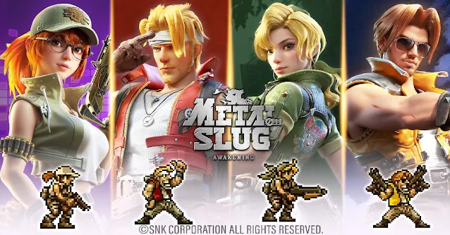 Danh sách cấp bậc các anh hùng mạnh nhất trong Metal Slug Awakening