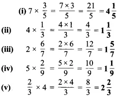 Solutions Class 7 गणित Chapter-2 (भिन्न एवं दशमलव)