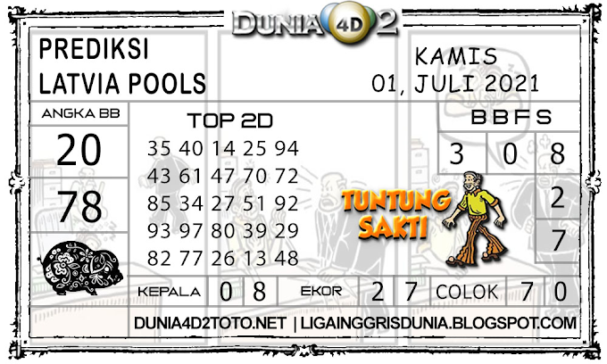 Prediksi Togel LATVIA DUNIA4D2 01 JULI 2021