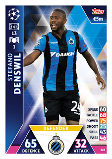 Match Attax UEFA Champions League 2018 2019 Club Brugge Set