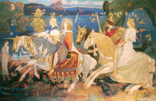 John Duncan, "Riders of the Sidhe" (1911)