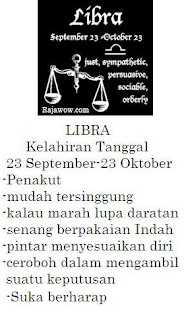 Ramalan zodiak libra