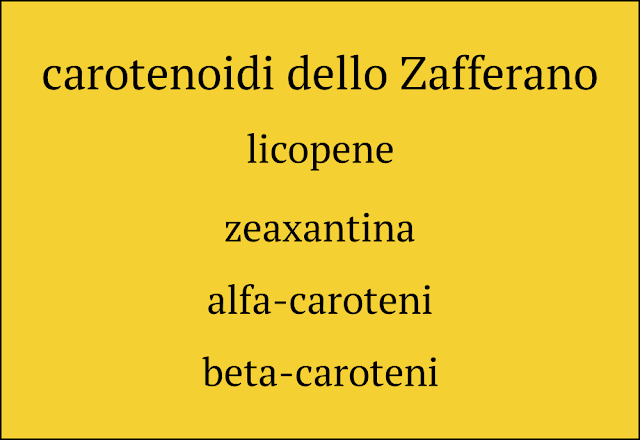 carotenoidi zafferano