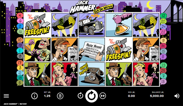 Main Gratis Slot Indonesia - Jack Hammer NetEnt