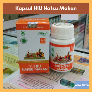 Kapsul Herbal NAFSU MAKAN HIU Herbalindo Utama