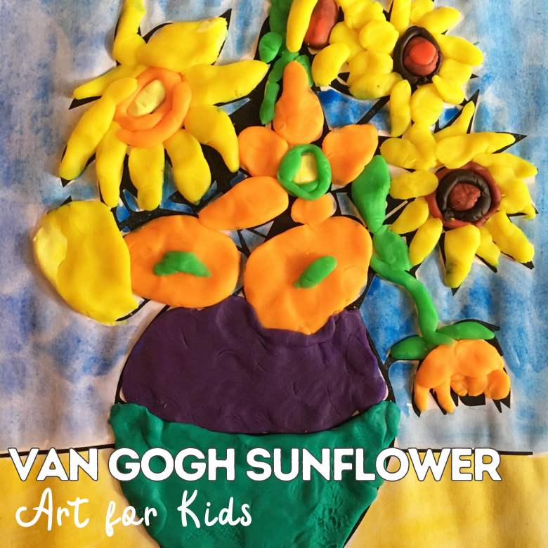 Van Gogh Sunflowers for kids