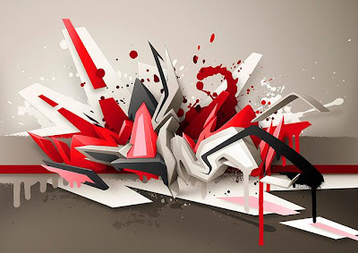 3D Graffiti,graffiti letters,graffiti alphabet