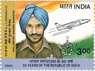 Postage stamp on Nirmal Jit Singh Sekhon