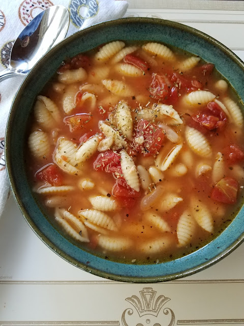 Use your Pantry and serve this easy pasta and bean soup.